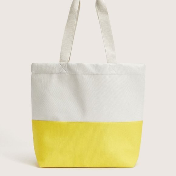 Addition Elle Handbags - Color Block Canvas Beach Bag NWT